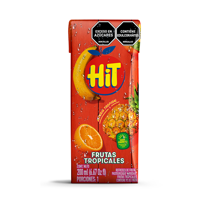 JUGO HIT FRUTAS TROPICALES CAJA X 200 ML