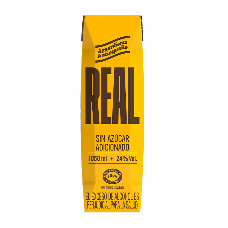 AGUARDIENTE ANTIOQUENO 24 REAL S/A CAJA X 1050 ML