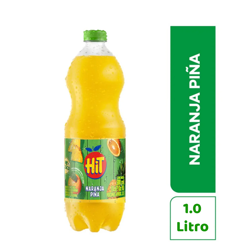 JUGO HIT NARANJA PINA FCO X 1 LT