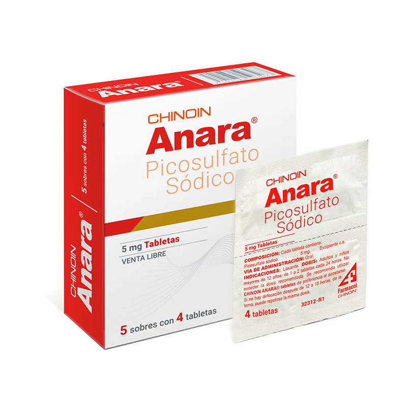 ANARA 5 MG CAJA X 20 TABS