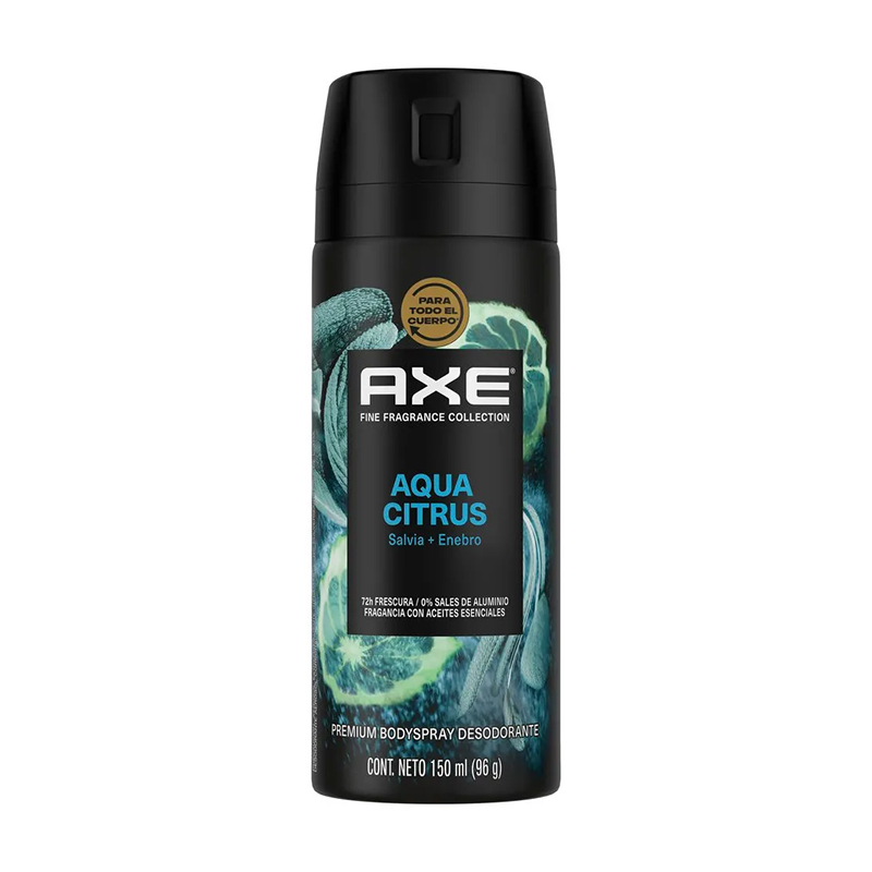 DESO AXE BODY SPRAY AQUA CITRUS FCO X 150 ML