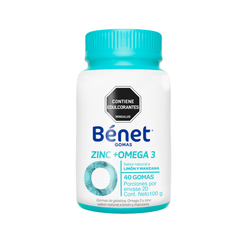 BENET GOMAS ZINC OMEGA 3 FCO X 40 UNDS