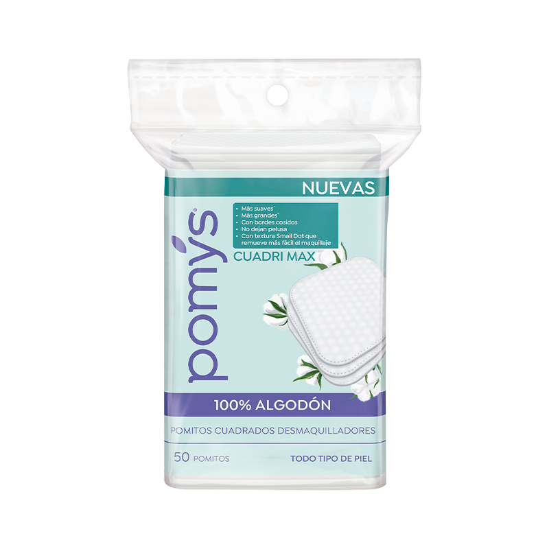 POMYS CUADRADOS FACIALES BOLSA X 50 UNDS