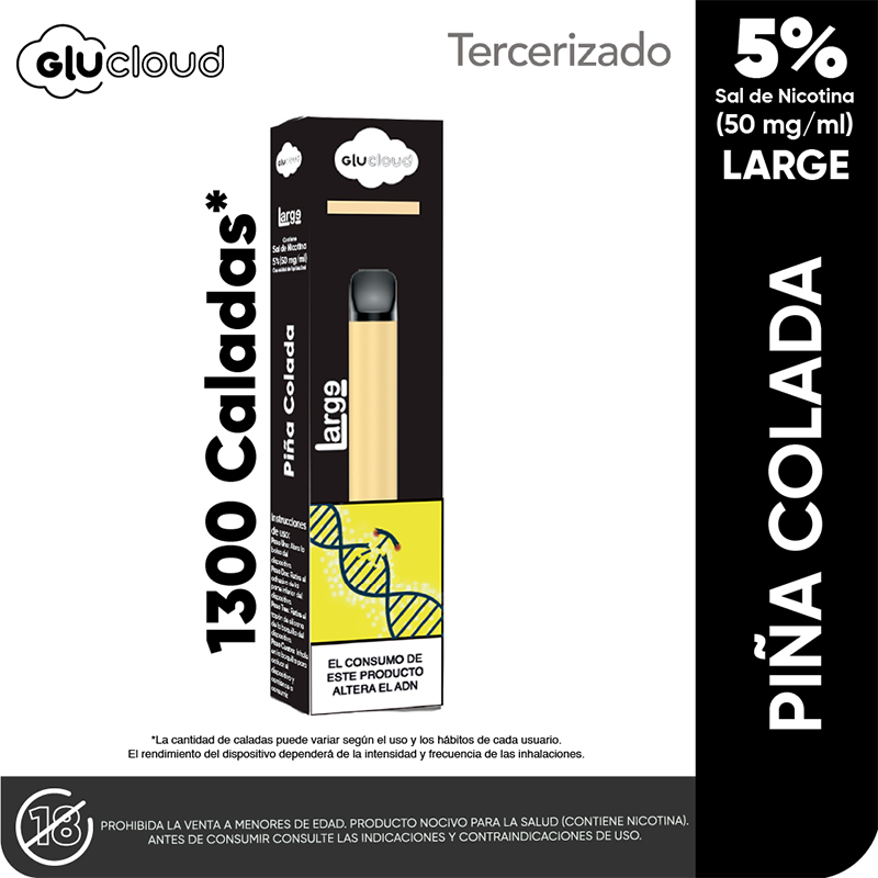 GLUCLOUD PINA COLADA LARGE 1300 X 1 CAPSULA