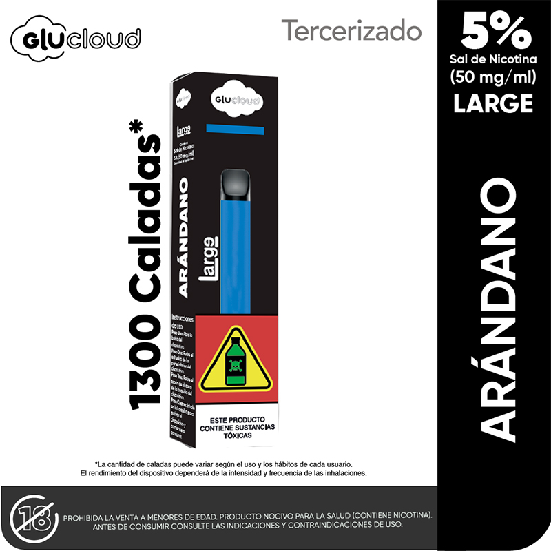 GLUCLOUD ARANDANO LARGE 1300 X 1 CAPSULA