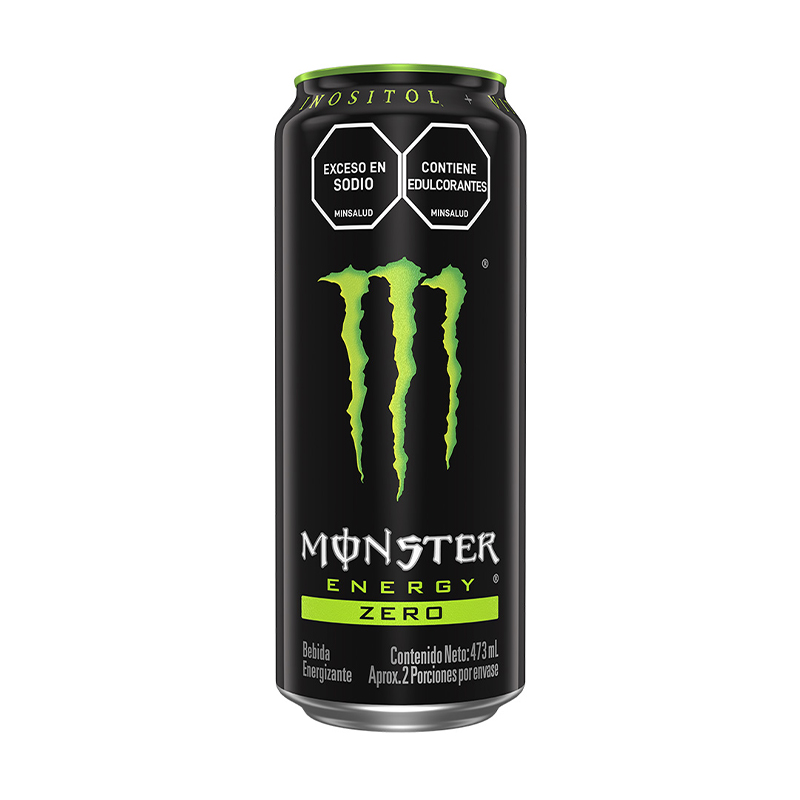 ENERGIZANTE MONSTER GREEN ZERO LATA X 473 ML