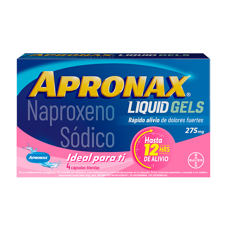APRONAX 275 MG LG CAJA X 4 CAPS