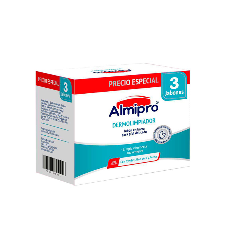 ALMIPRO DERMOLIMPIADOR PRE.ESP CAJA X 3 UNDS