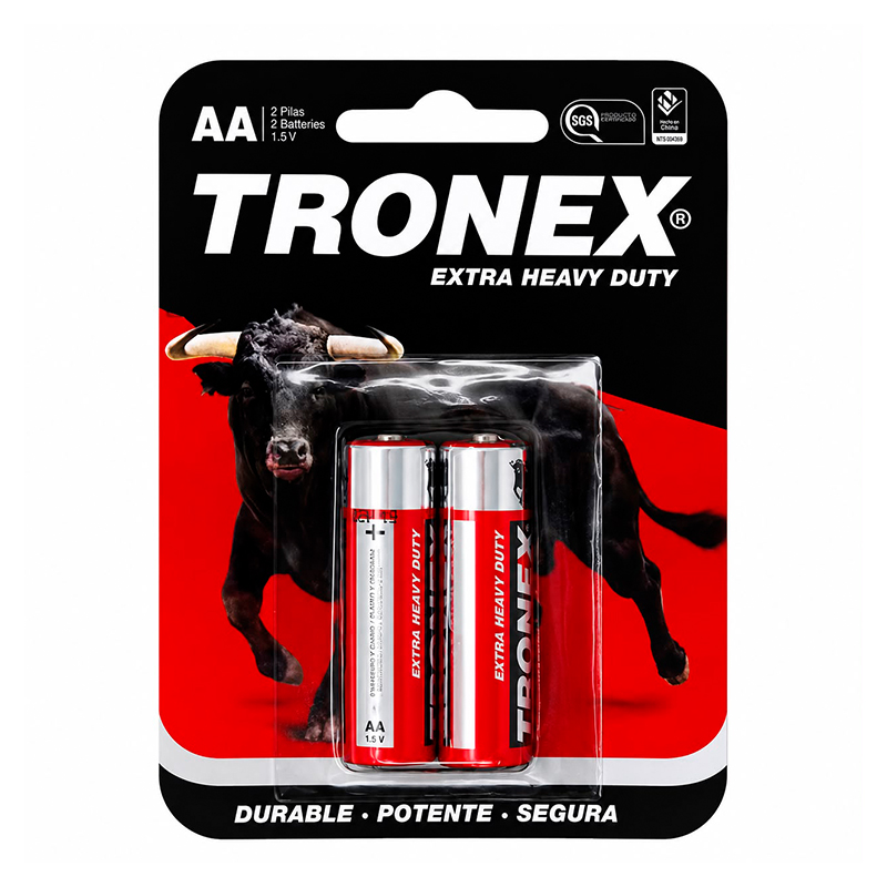 PILA TRONEX AA X 2 UNDS