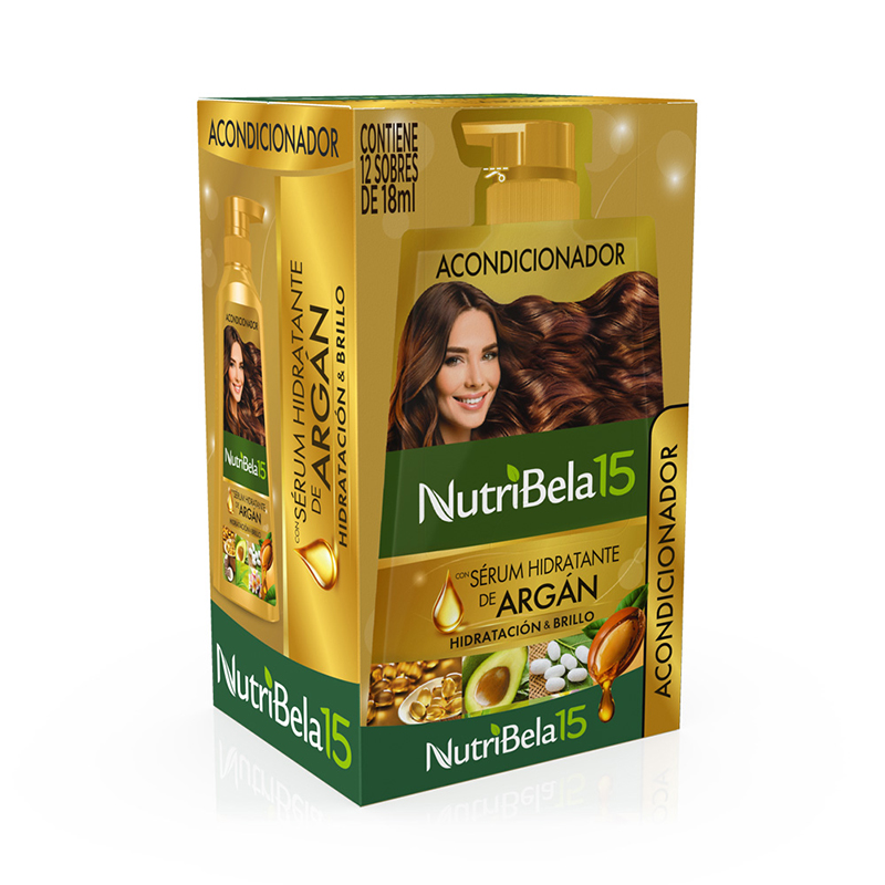 ACOND.NUTRIBELA ARGAN CAJA X 12 S/S